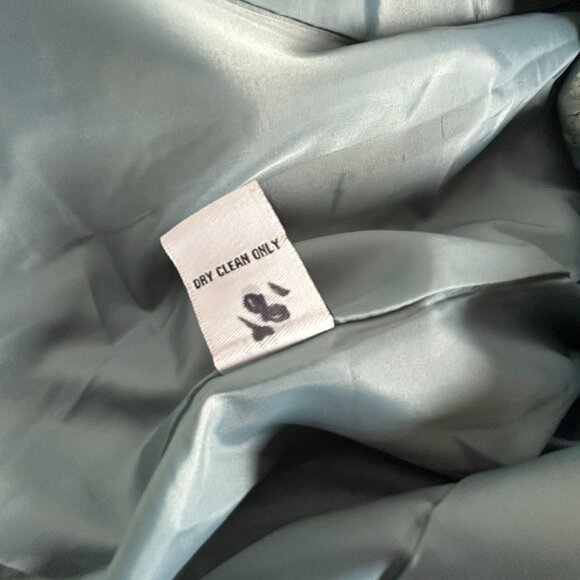 Cabi Womens Guinevere Tapestry Brocade Pea Coat Size 8 Jacquard Floral Blue - Picture 5 of 13